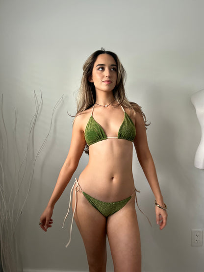 AZUSA TOP/CERRITOS BOTTOM- SEAWEED LUREX