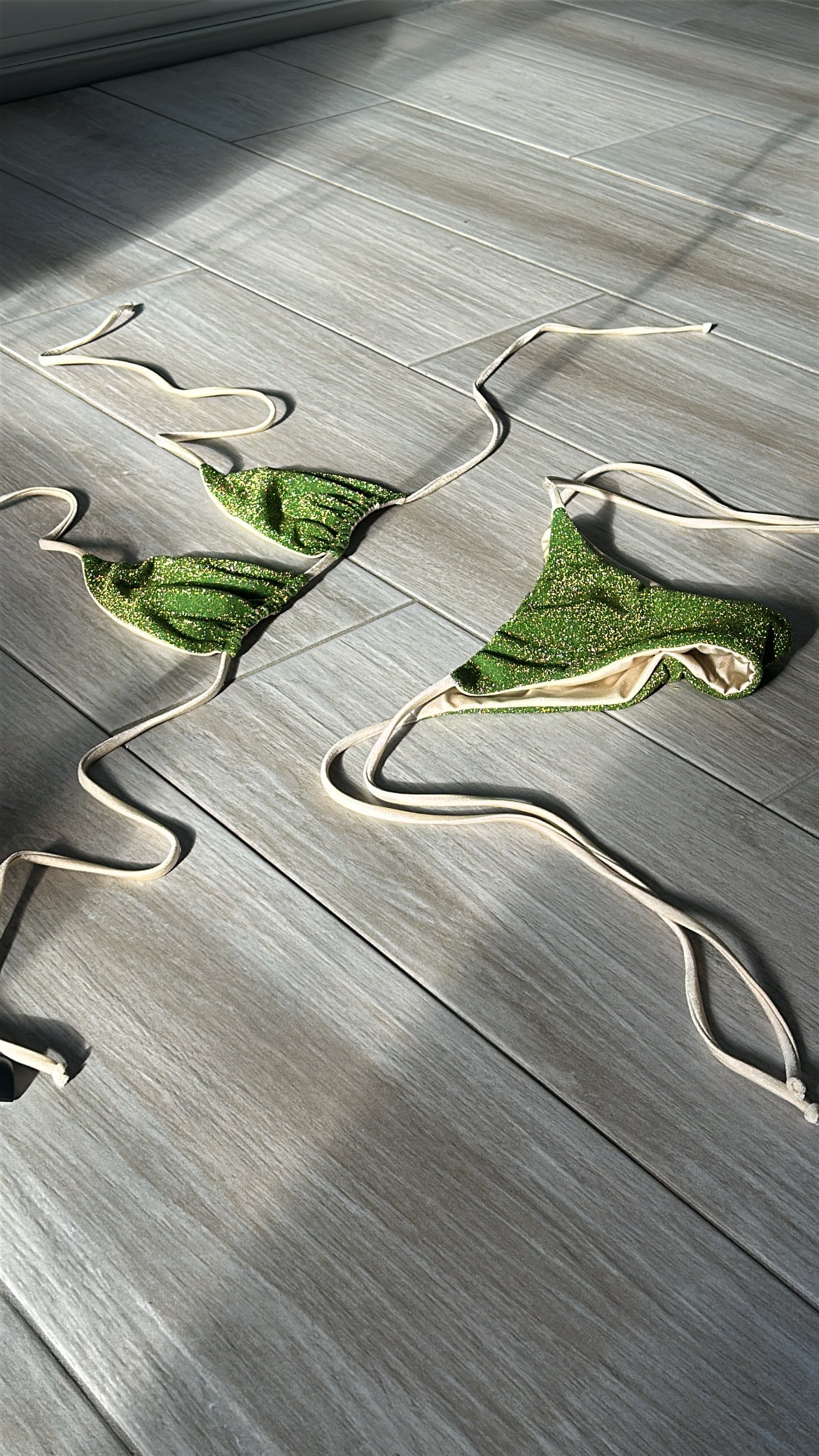 AZUSA TOP/CERRITOS BOTTOM- SEAWEED LUREX