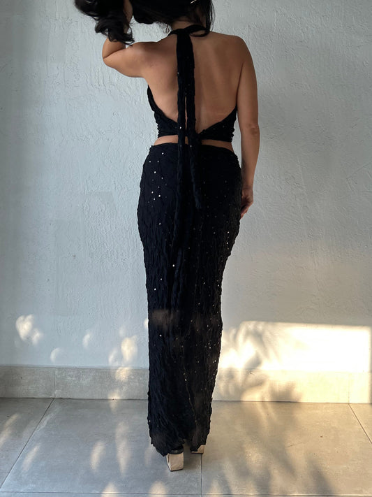 MELROSE MAXI SKIRT - ROSELIA SEQUIN