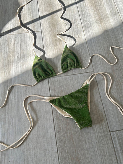 AZUSA TOP/CERRITOS BOTTOM- SEAWEED LUREX