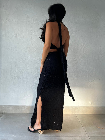 MELROSE MAXI SKIRT - ROSELIA SEQUIN